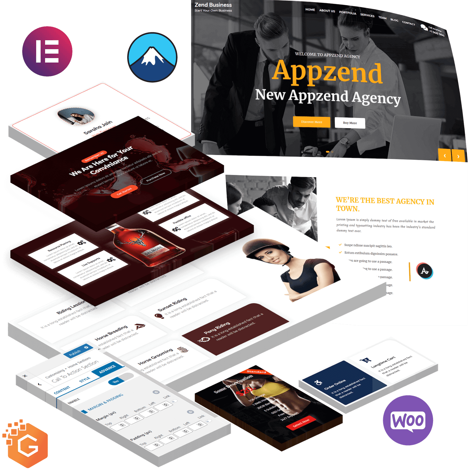 Appzend Multipurpose Business WordPress Themes