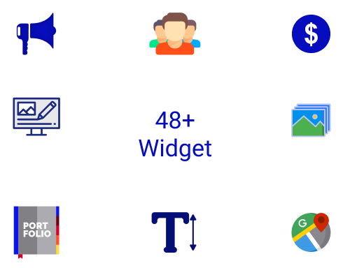 48+ Widgets
