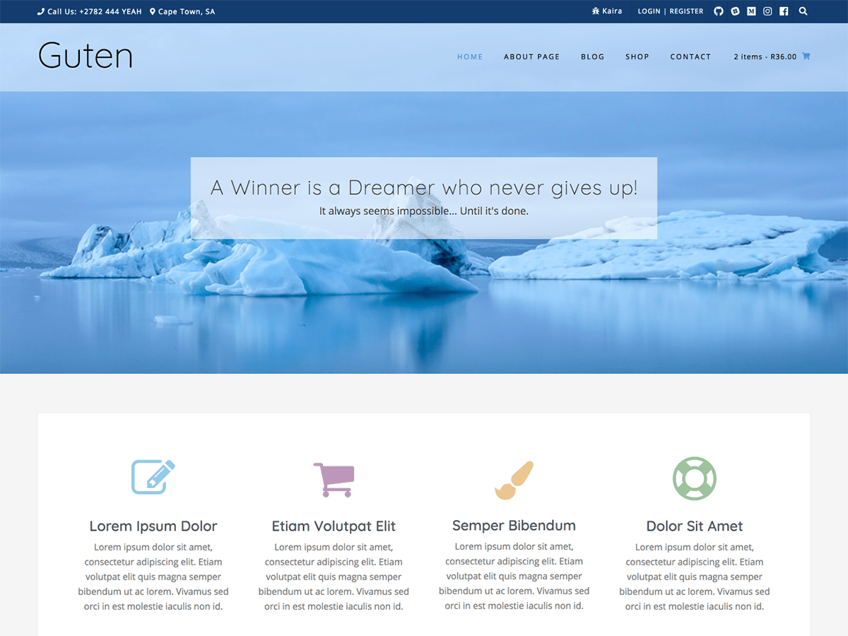 guten theme