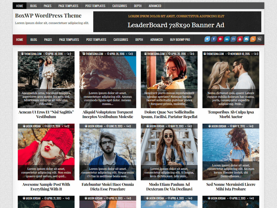 themes for bloggers